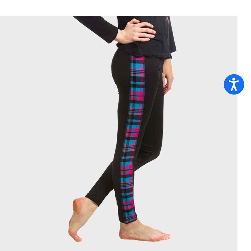 WORLD'S FINEST FLANNEL LEGGINGS Vermont flannel company tropic color size XS